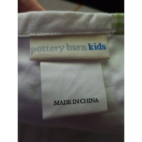 POTTERY BARN‎ KIDS Valance Nursery Window Curtain Animals ABC Applique 43.5"x18" - Picture 6 of 7